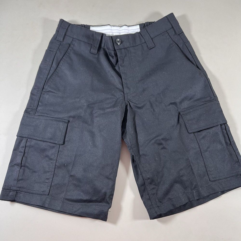 WearGuard Mens Black Cargo Shorts‎ Size 28 Style 995539 Utility Workwear Pocket